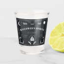 Search for party favors shot glasses Black and white