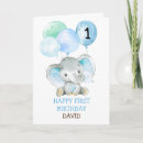 Search for 1st birthday cards Baby boy