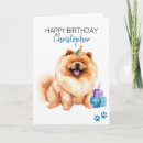 Search for chow chow cards Watercolor