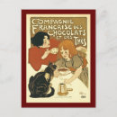 Search for vintage chocolate advertisement postcards France