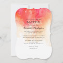 Search for gender neutral christening invitations Watercolor
