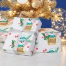 Search for mouse christmas wrapping paper Watercolor