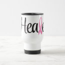 Search for breast cancer travel mugs pink