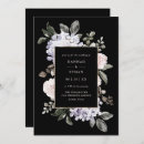 Search for lavender black wedding invitations Elegant