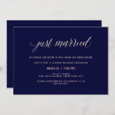Search for blush and navy blue invitations Minimalist