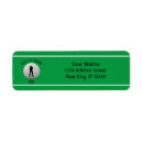 Search for golf ball return address labels Green