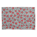 Search for valentines day pillowcases Black and white