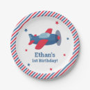 Search for red and blue paper plates Aeroplane