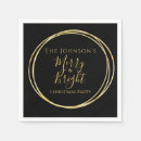 Search for black christmas napkins Festive