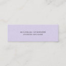 Search for lavender business cards Simple