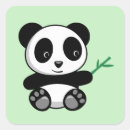 Search for green bamboo stickers Panda