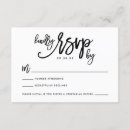 Search for number attending rsvp cards Black