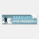 Search for sasquatch bumper stickers Humour