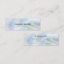 Search for esthetician business cards Iridescent