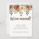 Search for elegant moving announcement cards Botanical