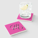 Search for pink coasters Black and white