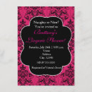 Search for baroque damask invitations Pink