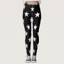 Search for black and white stars pattern leggings Cool