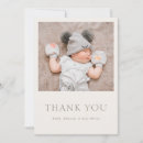 Search for baby shower photo thank you cards Minimalist