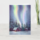 Search for northern lights cards Forest
