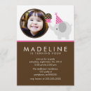 Search for pink elephant birthday invitations Kids