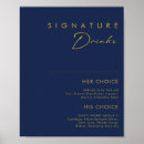 Search for navy blue and gold posters Bride