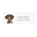 Search for brown white dog return address labels Dogs