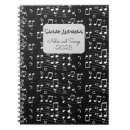 Search for music notebooks Black and white