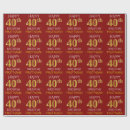 Search for happy 40th birthday wrapping paper Simple