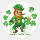 Search for green leprechaun stickers Lucky