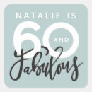 Search for sixtieth birthday stickers Gold