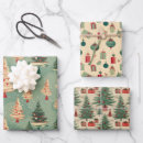 Search for vintage christmas tree wrapping paper Chic