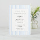 Search for light blue and white invitations Chic