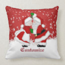 Search for santa and mrs claus cushions Snow