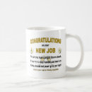 Search for congratulations on the new job mugs Promotion