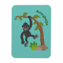 Search for funny monkey magnets Illustration