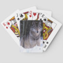 Search for wolf playing cards North america
