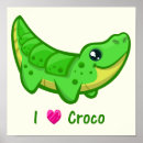 Search for cartoon crocodile posters Green