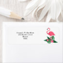 Search for tropical return address labels Aloha