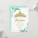 Search for teal quinceanera invitations Tiara