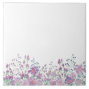 Search for flower border tiles Watercolor