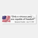 Search for franklin bumper stickers Freedom