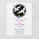 Search for love doves wedding invitations Heart