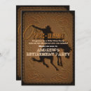Search for western retirement invitations Rustic