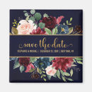 Search for winter square wedding magnets Watercolor