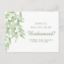 Search for will you be my bridesmaid postcards Simple