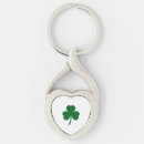 Search for green clover key rings Three leaf clover