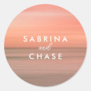 Search for modern beach wedding stickers Chic