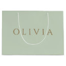 Search for sage green gift bags Monogrammed