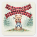 Search for lumberjack baby shower stickers Buffalo plaid